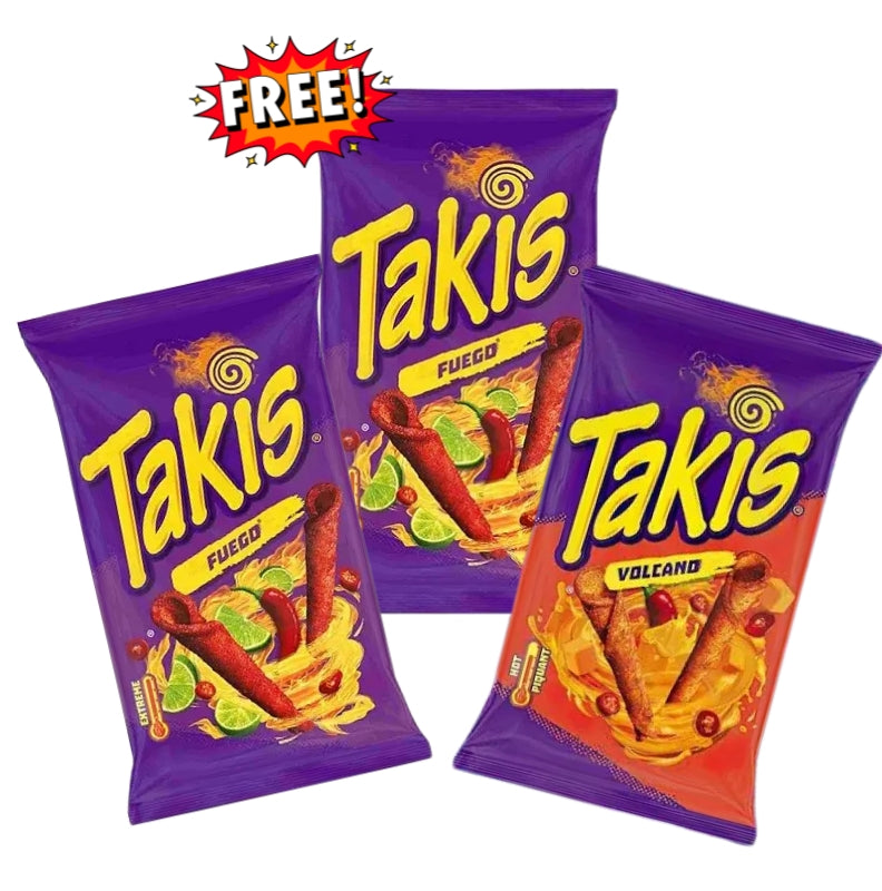 Takis tortilla chips 2-őt fizet 3-at kap akció! Fuego Hot -Volcano cheese