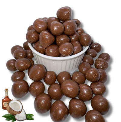 Tejcsokoládés rum-kókusz drazsé 100g