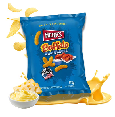Herr's Buffalo Cheese Curls chips 113g