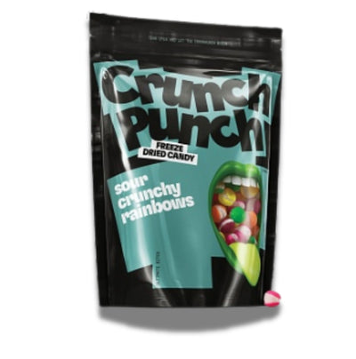 Crunch Punch Sour Crunchy Rainbows savanyú freeze dried candy 100g