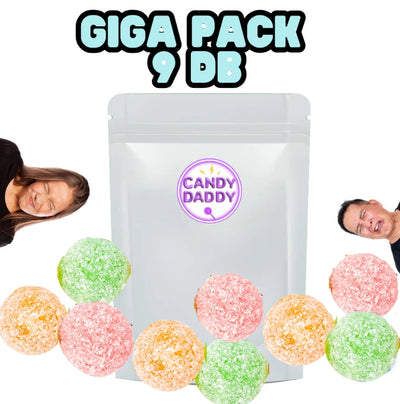 Giga Pack 9 db A világ legsavanyúbb cukorkája- Barnett's Mega Sour Fruits gyümölcs íz
