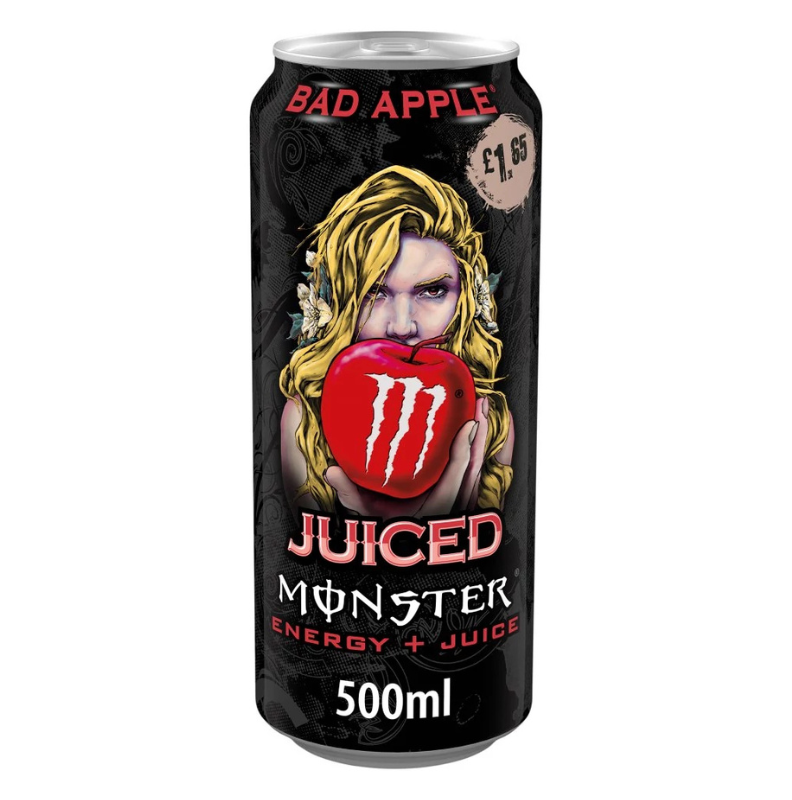 Băutură Monster Energy Drink cu măr rău 500 ml