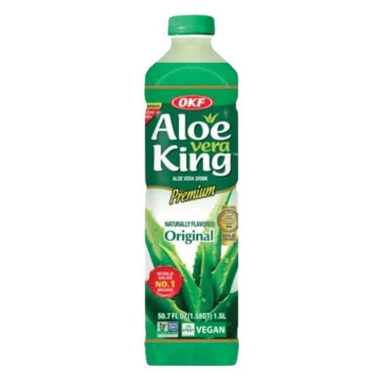 Băutură Aloe Vera King Original 1,5l cu bucăți de aloe vera