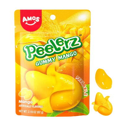 Amos Peelerz Mangó hámozható gumicukor 120g