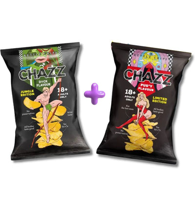 Chazz pénisz és vagina ízű chips Duó Pack 2x90g