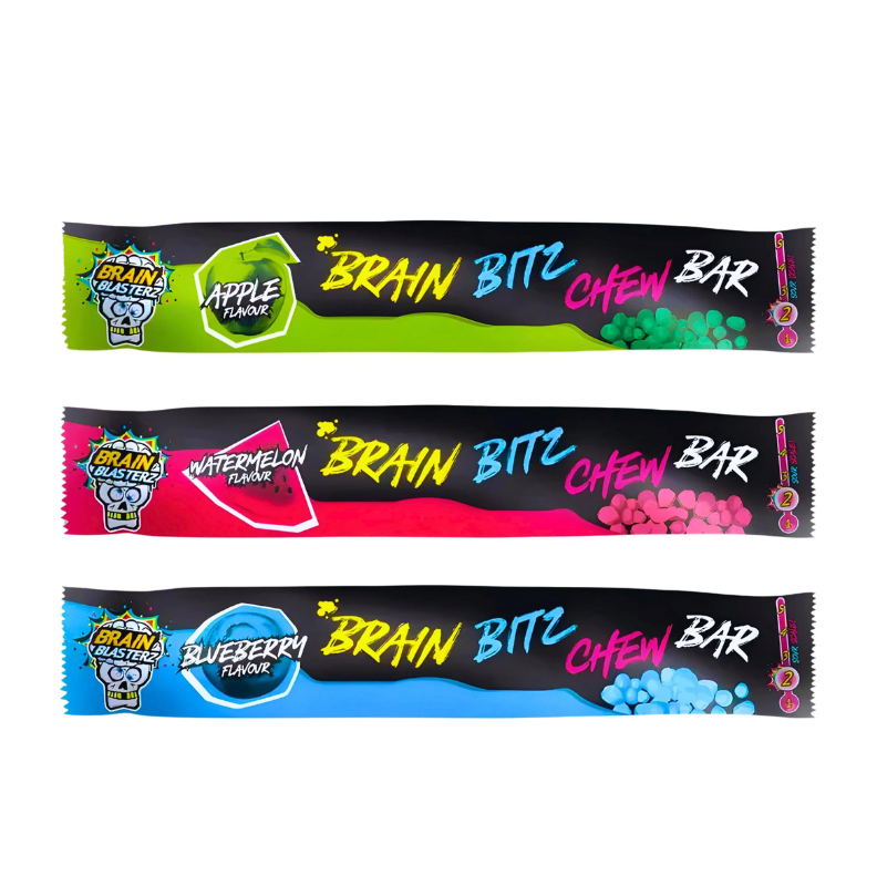 Brain Blasters extra savanyú olvadós rágó 20g