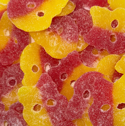 Bubs Skull- Savanyú tutti frutti koponyák Vegano 100g