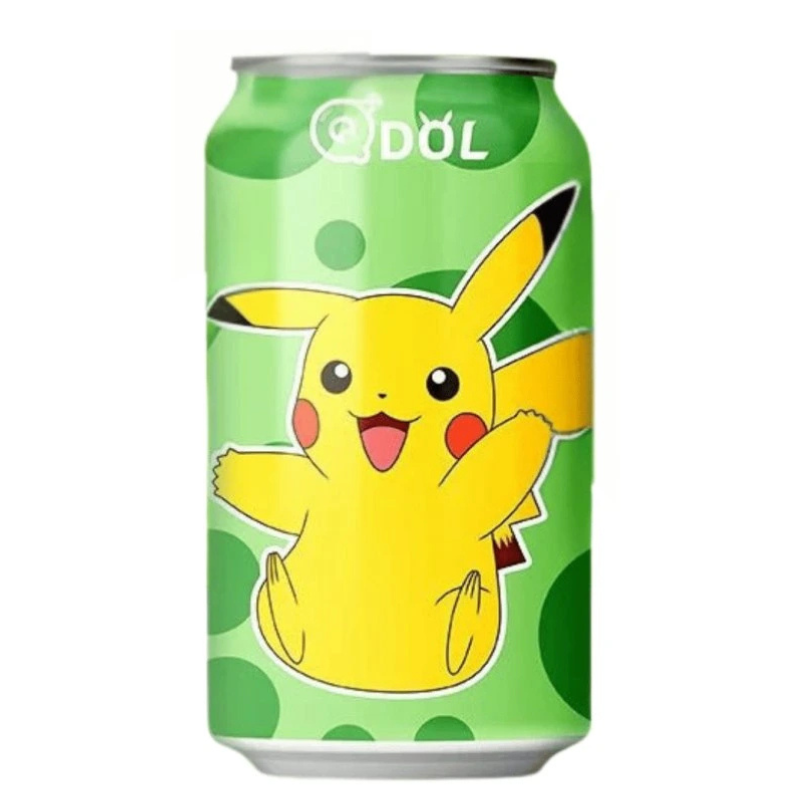 Pokemon lime ízű szénsavas ital Pikachu Qdol 330ml