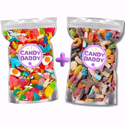 Édes–Savanyú gumicukor DuóPack – 2×1 kg
