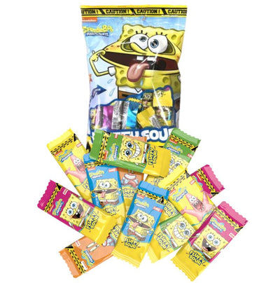 Fluffy Sour - Extrém savanyú puha cukorka 70g / Spongya Bob