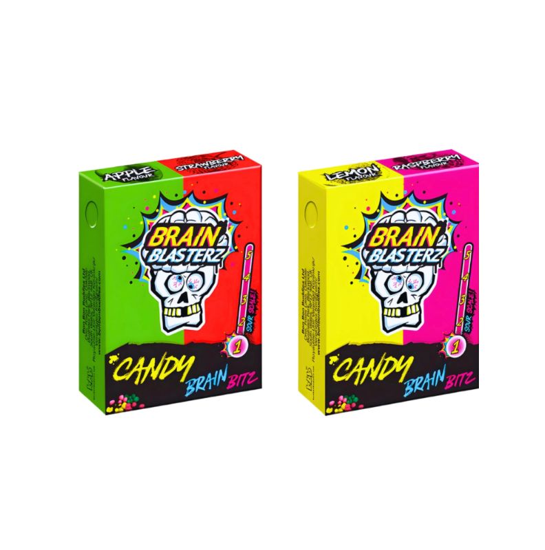 Brain Blasterz Brain Bitz 45g - savanyú cukorkák