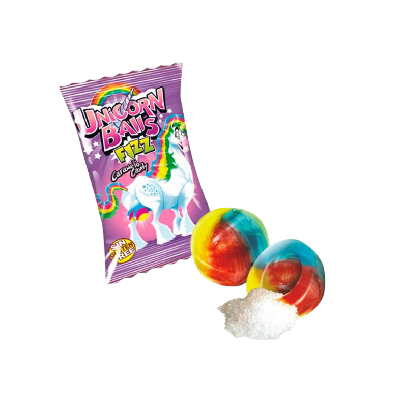 Fini Unicorn Balls produse de mestecat umplute cu acru 5g