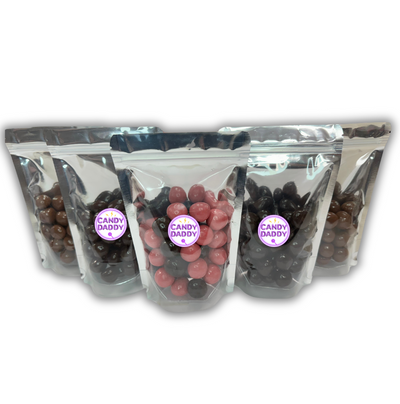 Alkoholos prémium csokoládé drazsé válogatás 5x200g - 🍭CandyDaddy🍬
