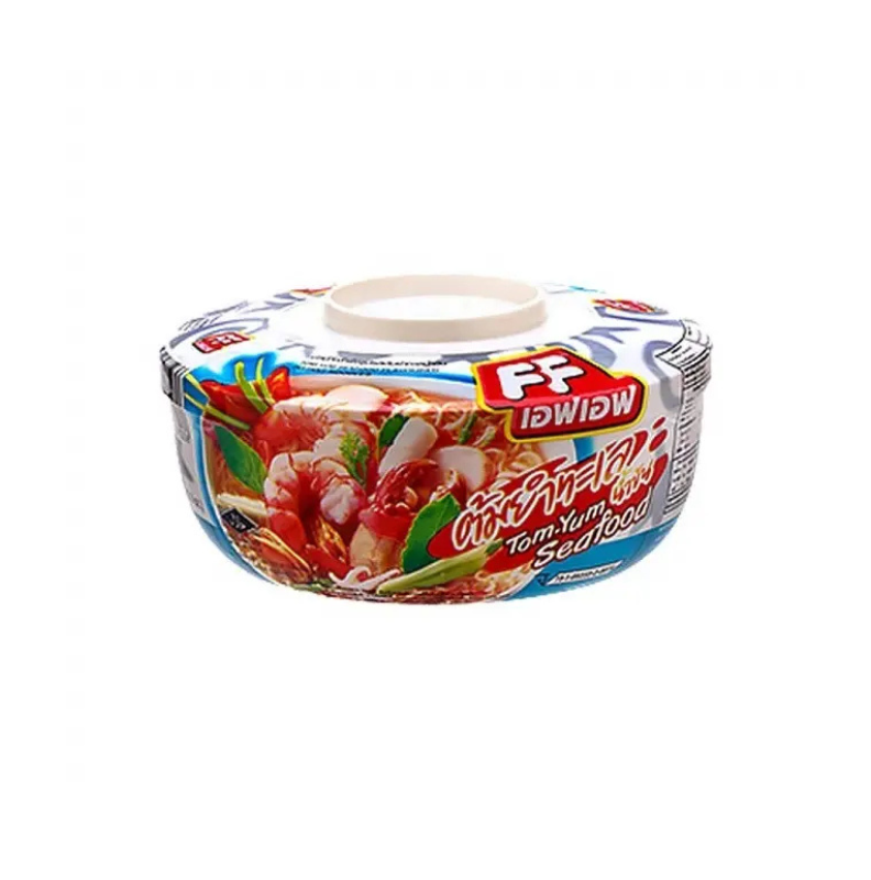 FF Tom Yum Fructe de Mare Cremoase Taitei instant intr-un bol 60g