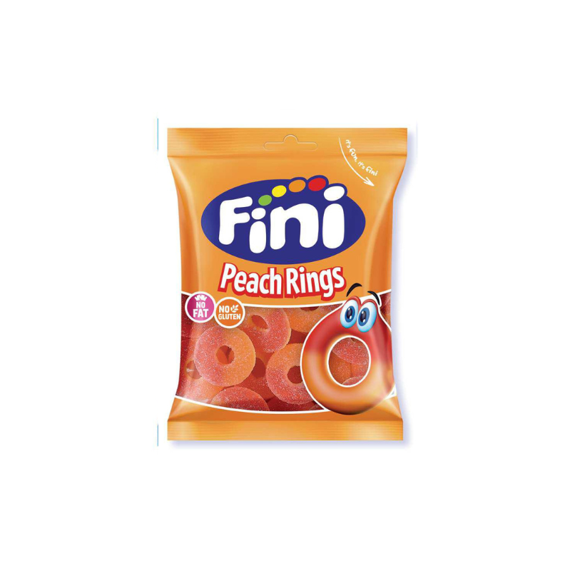 Fini Peach Ring- Barack karikák 75g