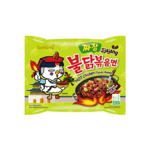 Buldak Jjajang Ramen cu aromă de pui 140g