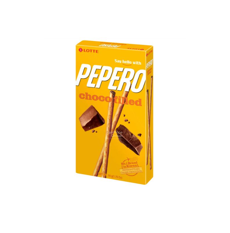 Pepero Choco Filled - Töltött csokis ropi 32g