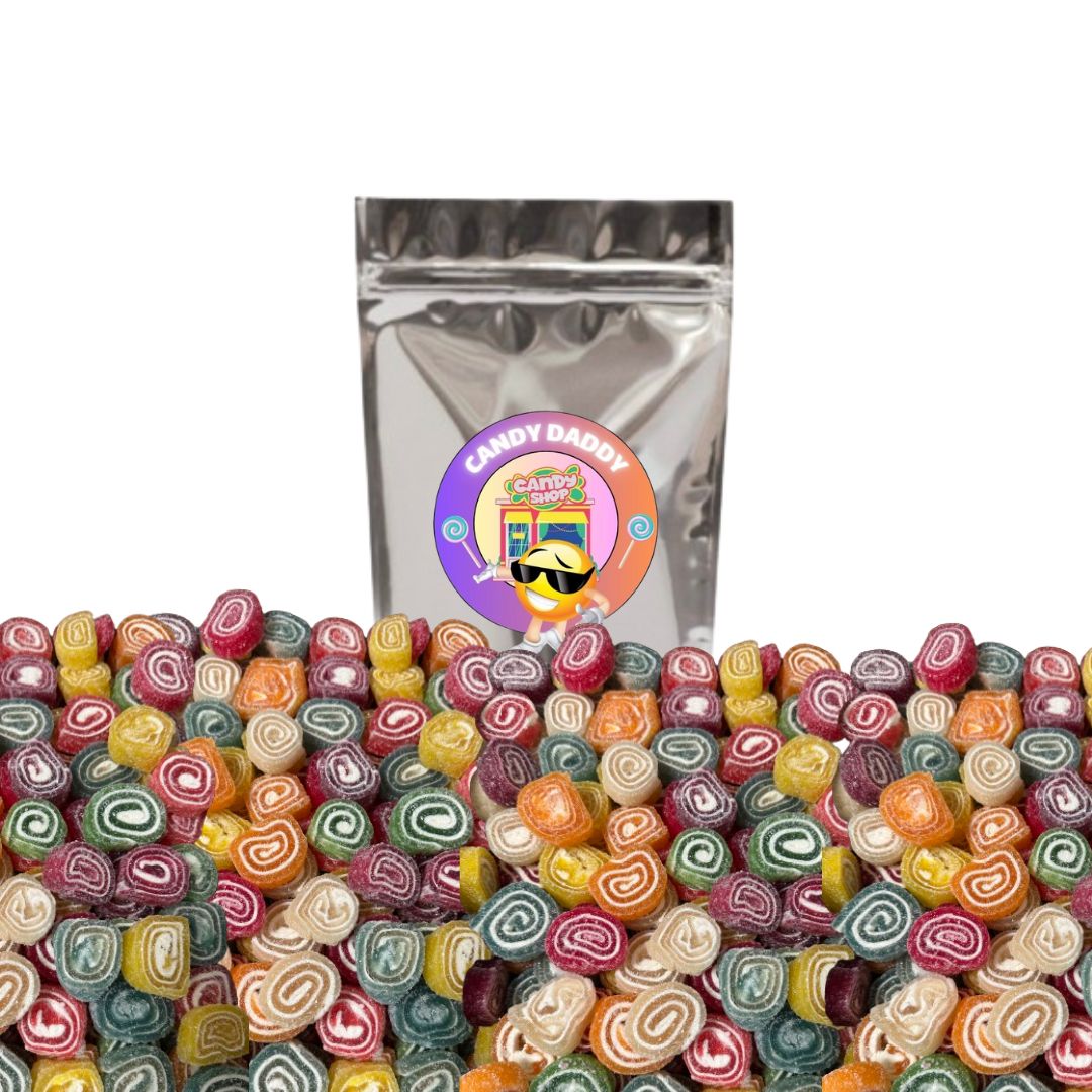 Retro gyümölcszselé tekercs mix 500g