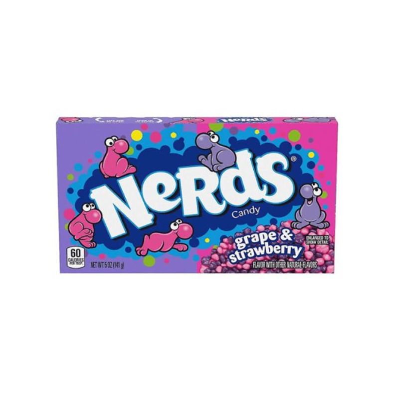 Nerds Strawberry Grape 141g eper-szőlő  amerikai cukorkák