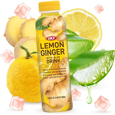 Aloe Vera Ital citrom-gyömbér ízesítés 500ml OKF