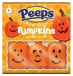 Peeps Marshmallow Pumpkins Halloween Tök pillecukor amerikai 85g