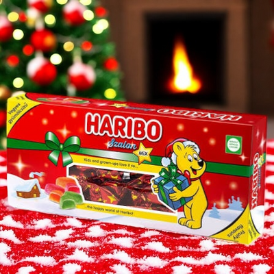 Szaloncukor Haribo zselés 300g vegyes gyümölcsízű mix