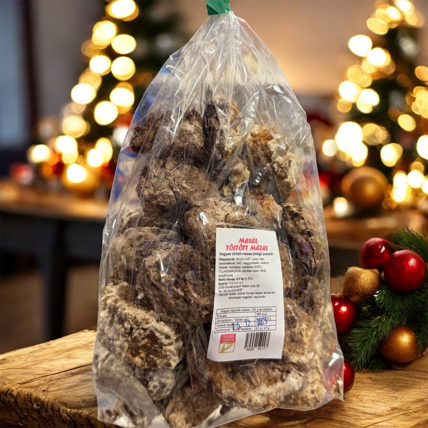 Retró Töltött Mézes puszedli 500g