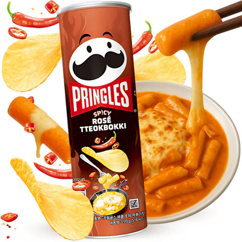 Pringles Spicy Rose Tteobokki 100g Ázsiai chips