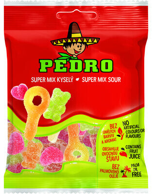 Savanyú mini gumicukor mix Pedro 80g