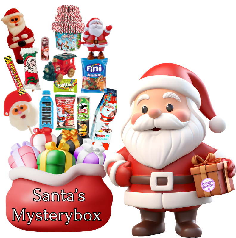 Mikulás Mystery box mikulás díszdobozban közepes