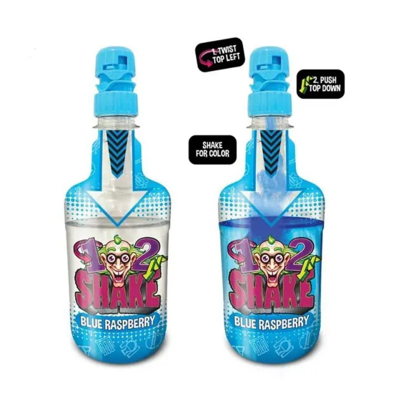 Dr Sour 1in2 Shake Blue Raspberry kék málna ízű savanyú üdítő 330ml