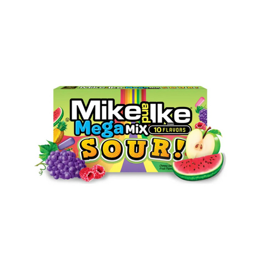 Mike and Ike Mega Mix Sour | Savanyú ízű cukorkamix 120g