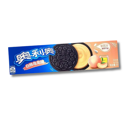 Biscuiți japonezi cu cremă de piersici albe Oreo 97g