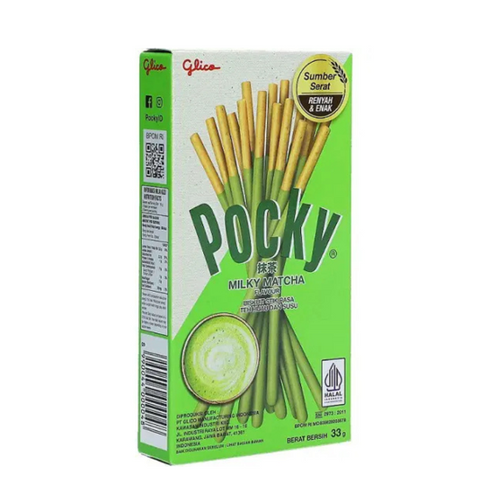 Pocky matcha zöld tea bevonatú ropi 33g