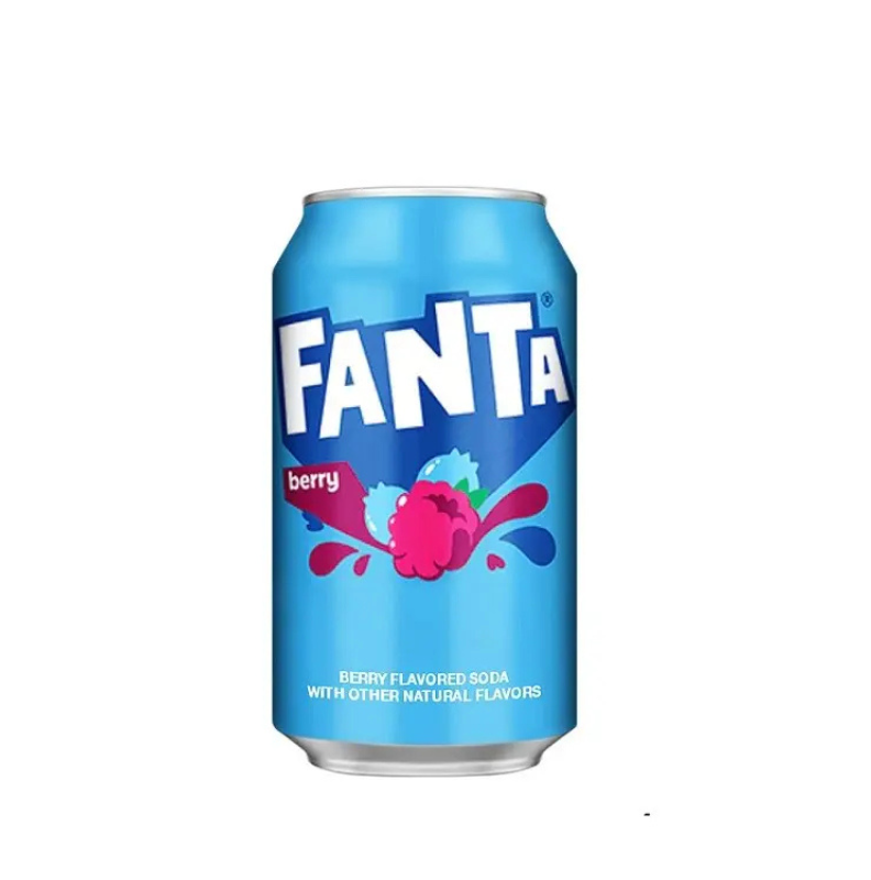 Fanta USA Berry áfonya és málna ízű üdítőital 355ml