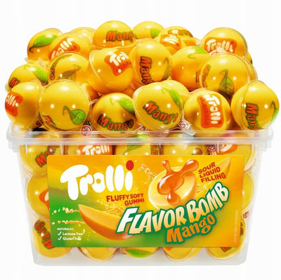 Trolli Flavor Bomb Mango savanyú gumicukor mangólével 20g