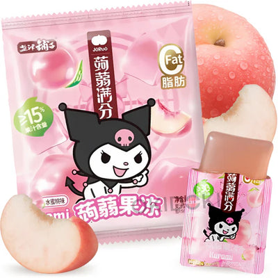 YJPZ Kuromi Peach Gummy Jelly 96g hámozható barackos gumicukor