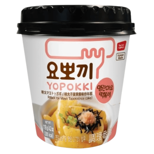 Tőkehalas majonézes sajtos tészta Yopokki Topokki Creamy Pollack Mayo Cheese Cup 118g