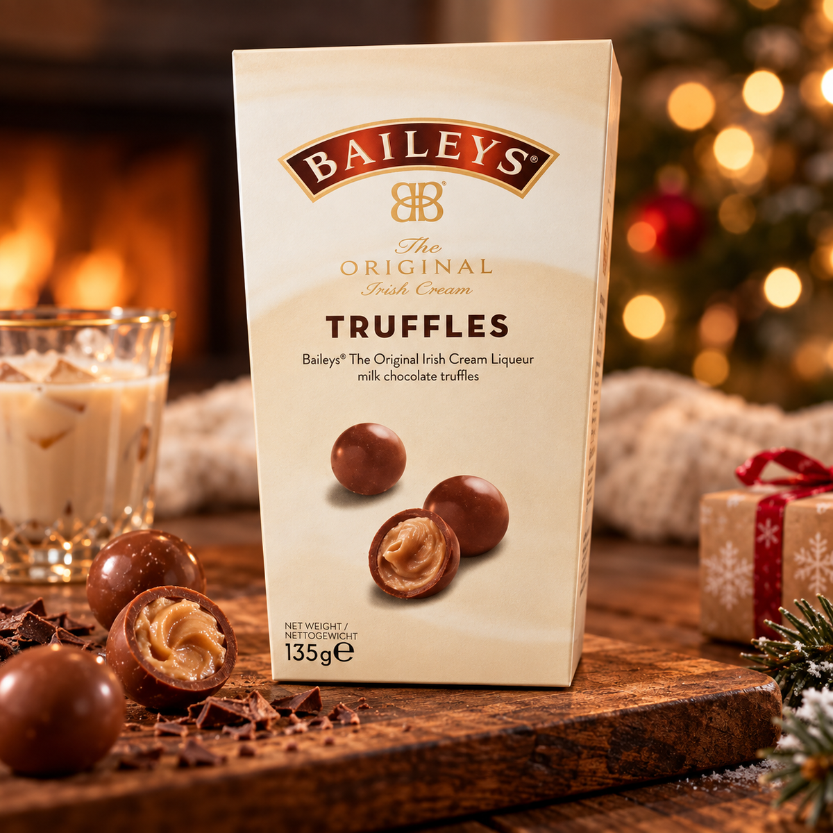 Baileys Irish Cream Truffle - Ír krémlikőrrel töltött tejcsokoládé trüffel 135g