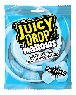 Bazooka Juicy Drop Mallows Raspberry 100g