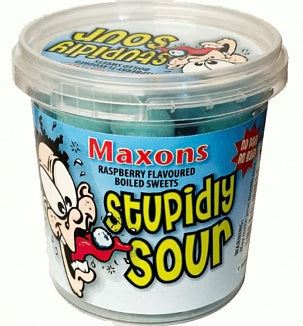 Stupidly Sour Raspberry Extrém savanyú áfonyás cukorkák 75g