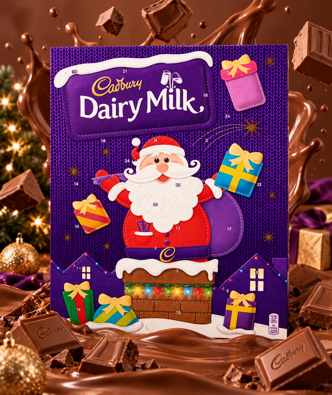Angol csokis Cadbury Dairy Milk Adventi kalendárium 90g