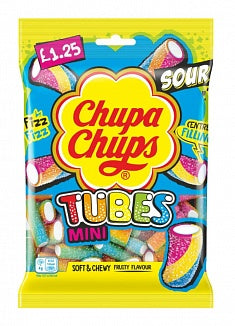 Chupa Chups Mini Sour Tubes 120g