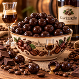 Étcsokoládés kávélikőrös drazsé 80g