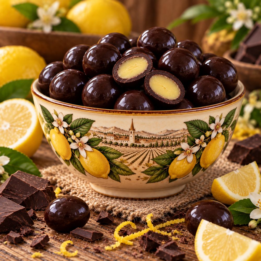 Étcsokis Citrom krémdrazsé 80g