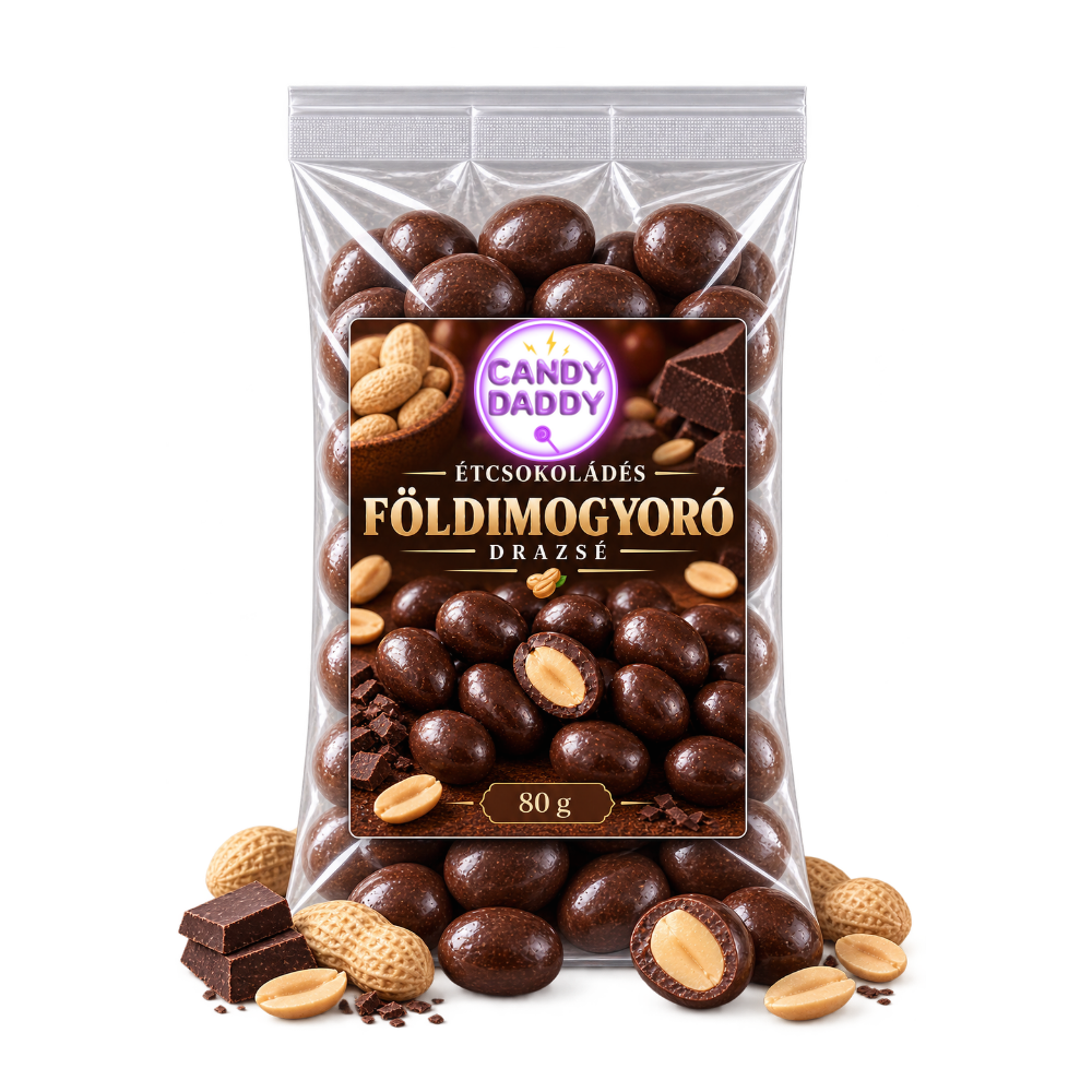 Étcsokoládés földimogyoró drazsé 100g