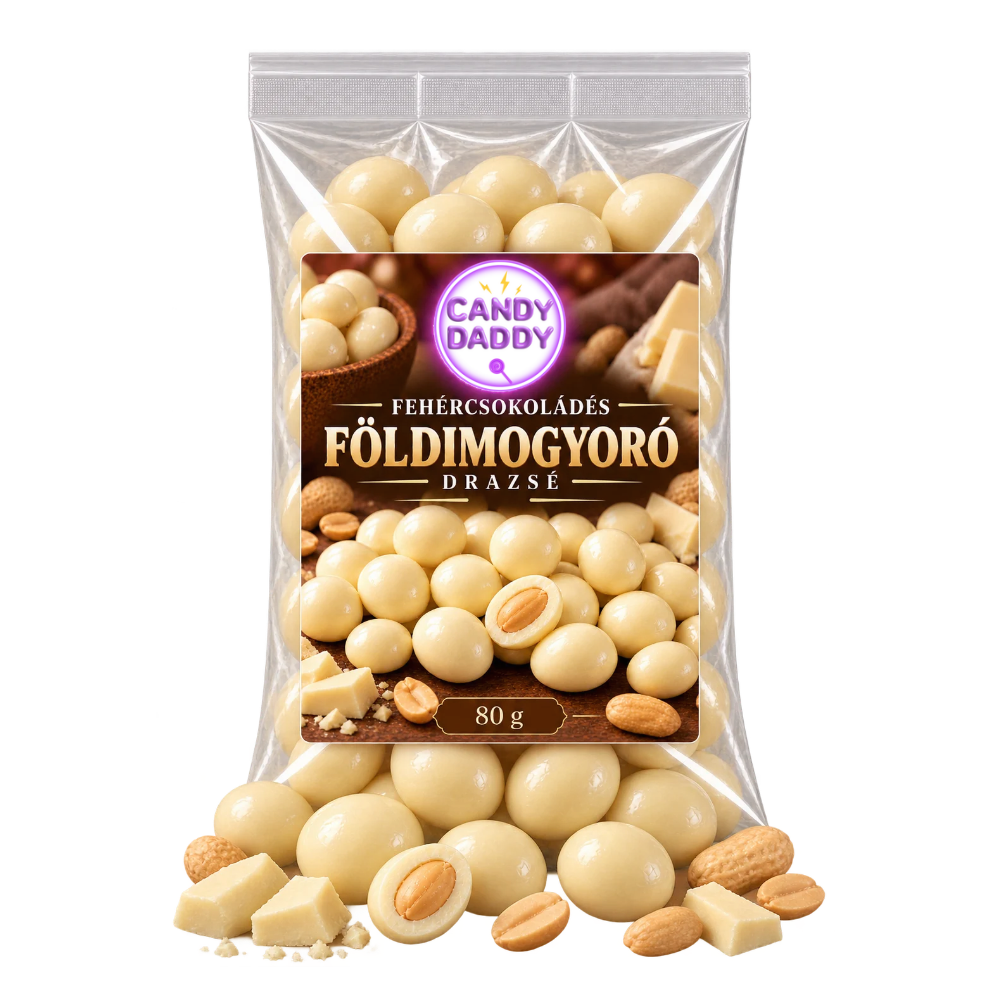 White chocolate peanut dragee 100g