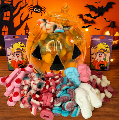tökfej gumicukor halloween