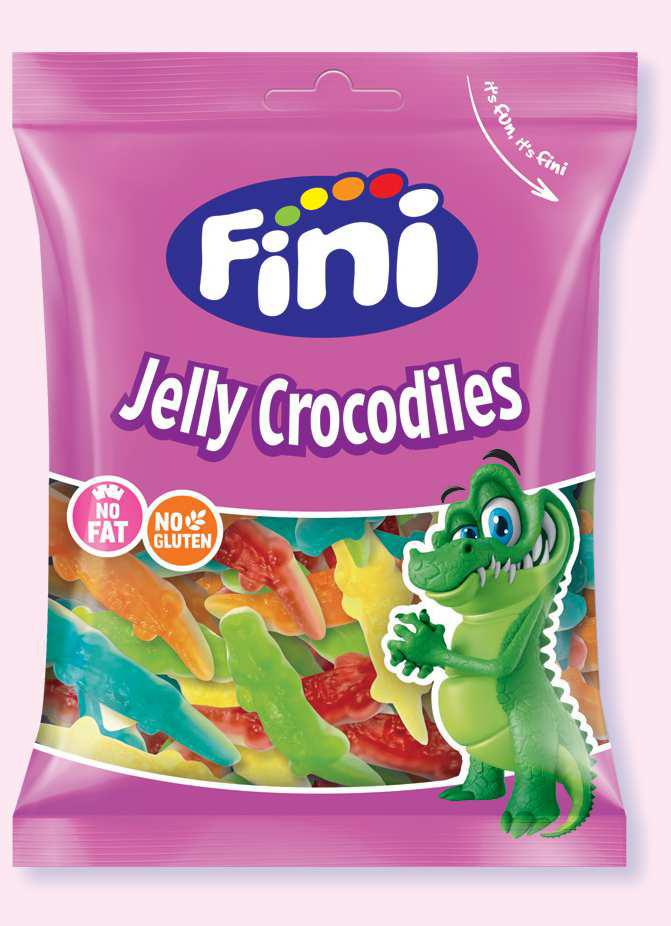 Mini Krokodil gumicukor 75g Fini sugared crocodiles