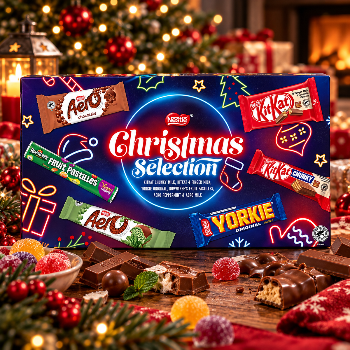 Nestle Karácsonyi csokoládé válogatás box 223g